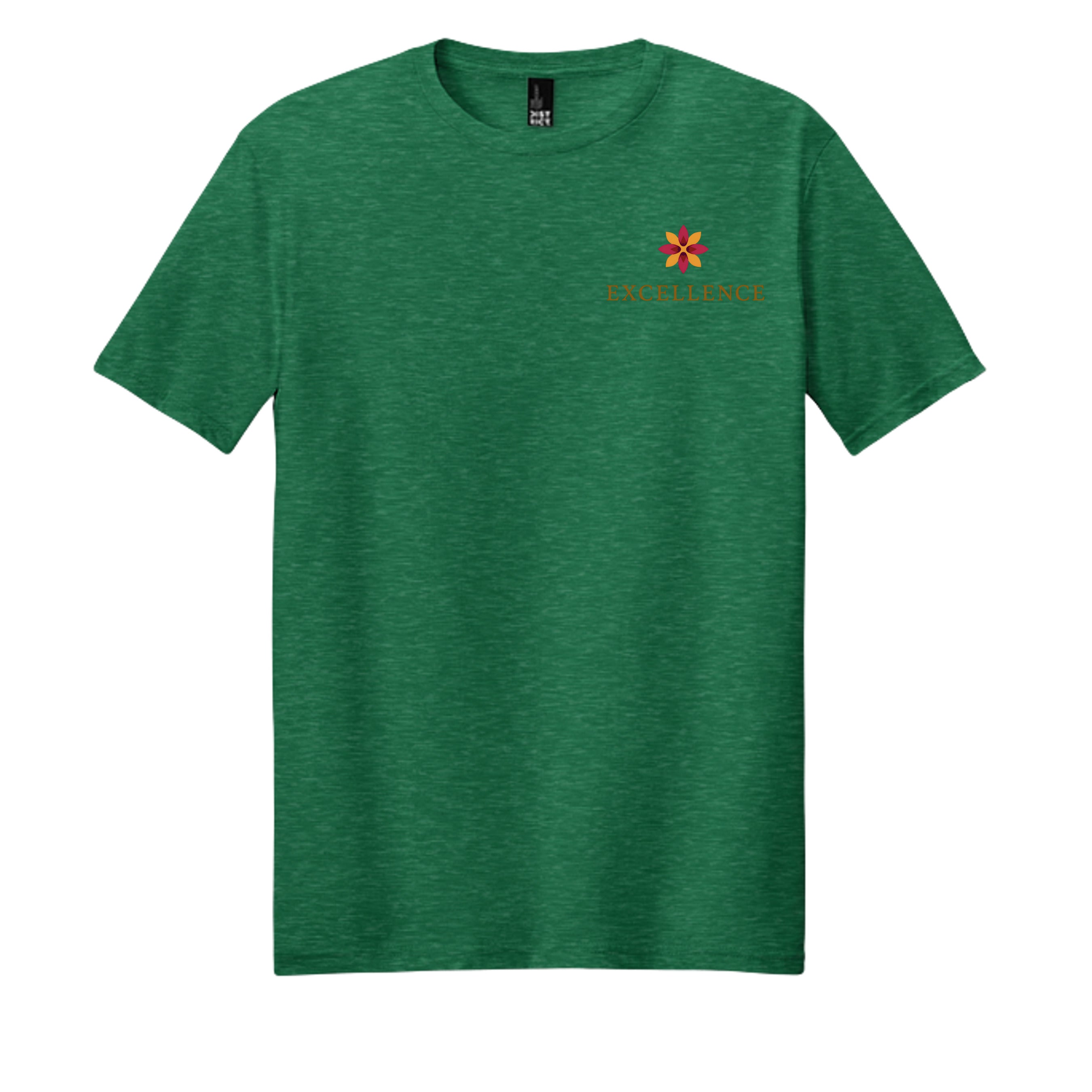 Heathered Kelly Green - DM108 - FRONT
