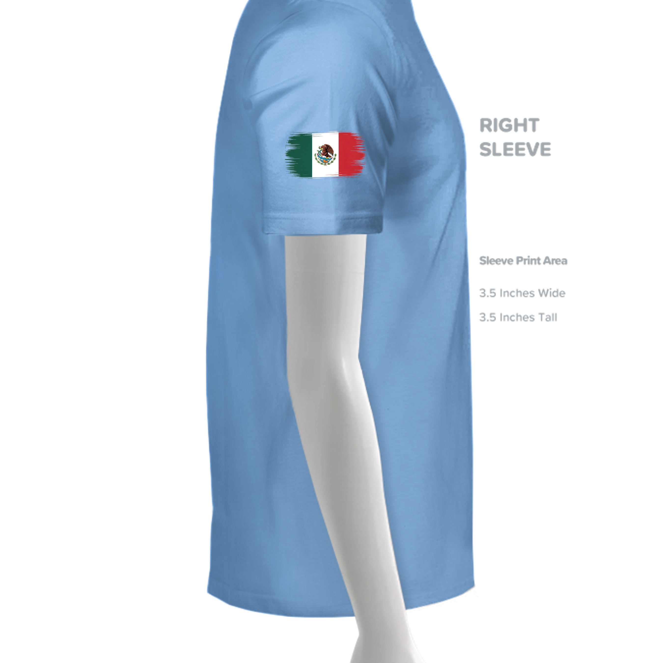 CAROLINA BLUE - G800 - SLEEVE_RIGHT