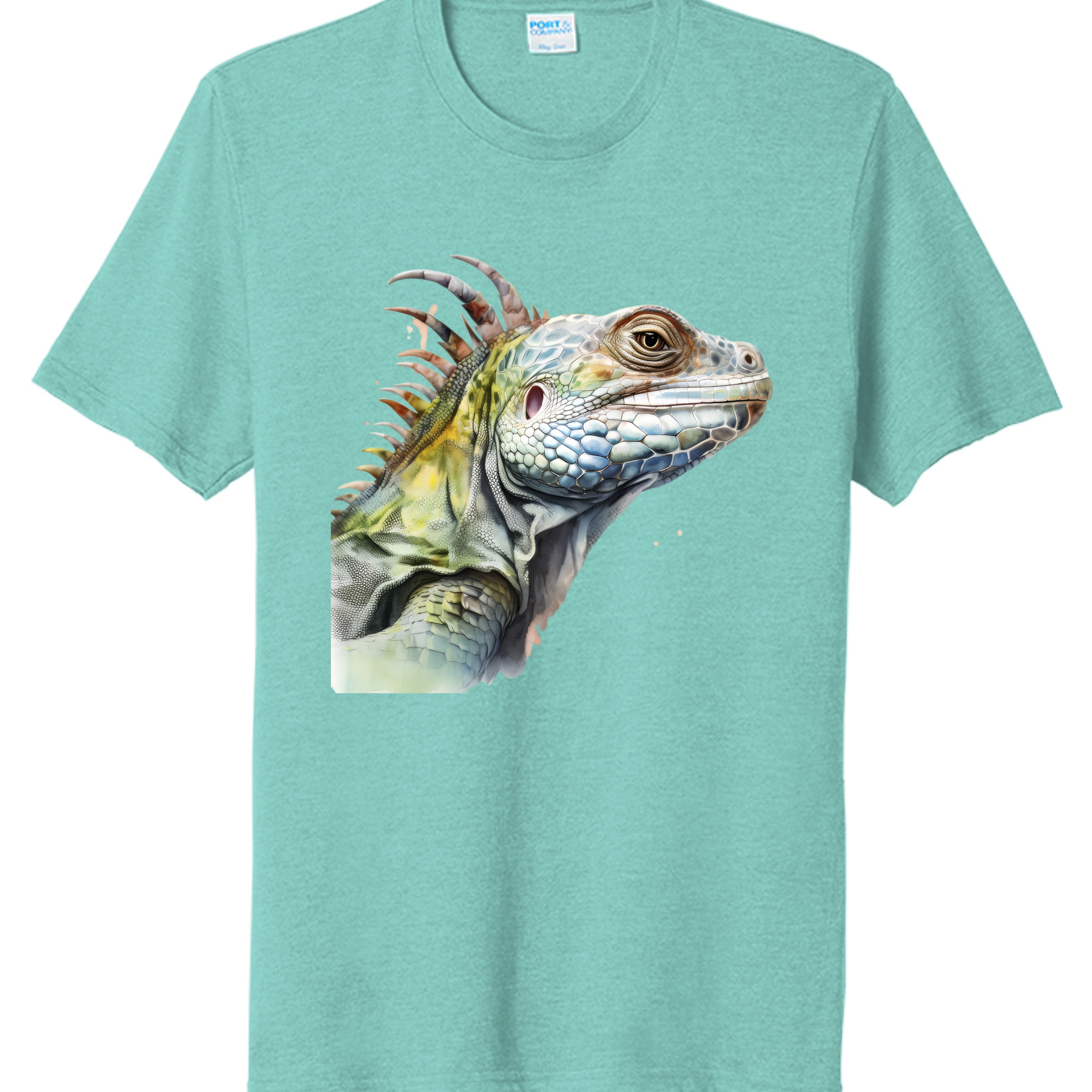 Vivid Teal Heather - PC330 - FRONT